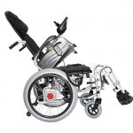Reclining-Electrical-Wheelchair-G04-Flip-up-Arm