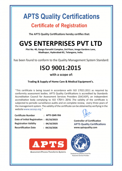 New ISO Certification