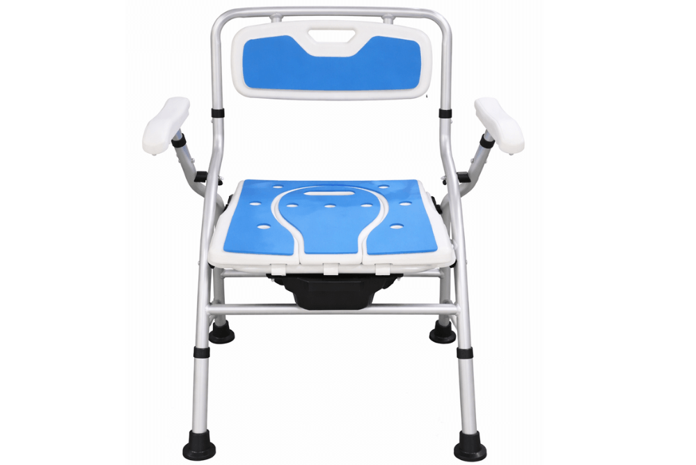 2-in-1 Shower and Commode chair - medicalbulkbuy.com